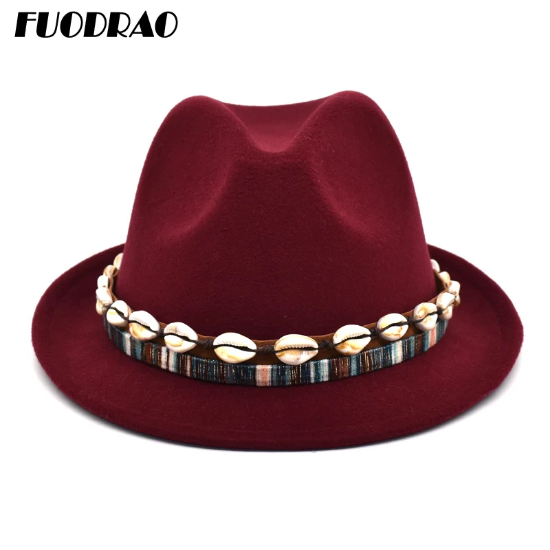 FUODRAO High Quality Wide Brim Fedora Hats Women Autumn Winter Wool Jazz Hats Men Party Formal Top Hat F33
FUODRAO High Quality Wide Brim Fedora Hats Women Autumn Winter Wool Jazz Hats Men Party Formal Top Hat F33