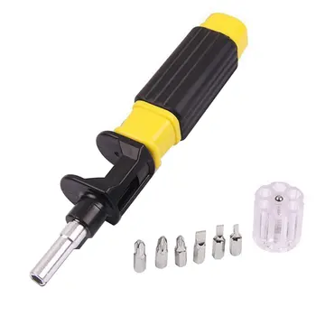 Magnetized Bits Screwdriver That Changes Bits Quickly And Easily With A Twist 6-in-1 Multi-function Rotary Screwdriver
Magnetized Bits Screwdriver That Changes Bits Quickly And Easily With A Twist 6-in-1 Multi-function Rotary Screwdriver