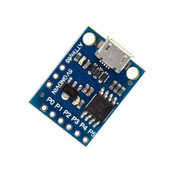A5-- ATtiny85 Digispark Kickstarter Micro USB Microcontroller Development Board Shield Module For arduino IDE 500mA 5V Regulator
A5-- ATtiny85 Digispark Kickstarter Micro USB Microcontroller Development Board Shield Module For arduino IDE 500mA 5V Regulator