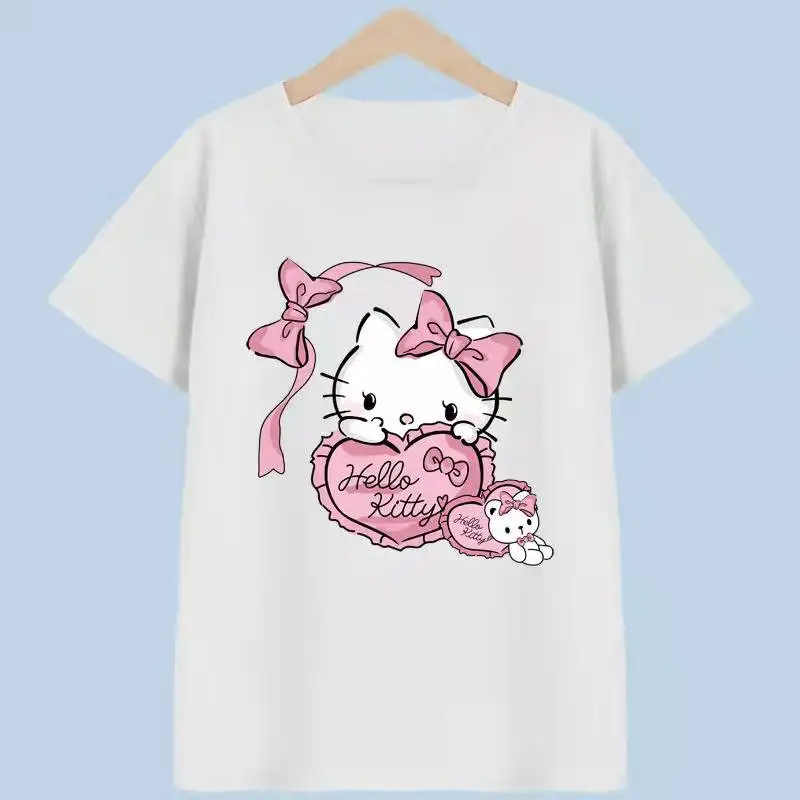 Hello Kitty New Spring And Summer Children's Cartoon T-shirt Girls Cotton Breathable Bottoming Shirt Boys Casual Short-sleeved
Hello Kitty New Spring And Summer Children's Cartoon T-shirt Girls Cotton Breathable Bottoming Shirt Boys Casual Short-sleeved