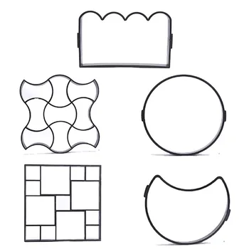 5 Style Garden Pavement Mold Walk Pavement Concrete Mould DIY Paving Cement Brick Stone Road Floor Path Maker Mould Plastic 
5 Style Garden Pavement Mold Walk Pavement Concrete Mould DIY Paving Cement Brick Stone Road Floor Path Maker Mould Plastic