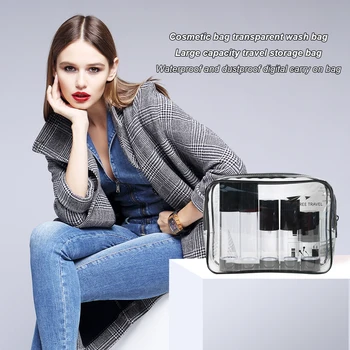 Transparent Cosmetic Travel Storage Bags Waterproof PVC Makeup Zip Clutch Pouches for Outdoor Travelling Ornaments
Transparent Cosmetic Travel Storage Bags Waterproof PVC Makeup Zip Clutch Pouches for Outdoor Travelling Ornaments