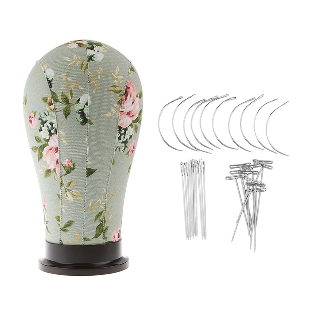 Professional Canvas Head Model Wigs Mannequin Salon Display Manikin Needles Professional Canvas Head Model Wigs Mannequin Salon Display Manikin Needles