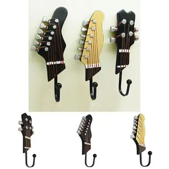 3pcs/set Multi-purpose Retro Movie Style Guitar Heads Home Hooks Resin-made Clothes Hat Hangers Durable Wall-mounted Holder 
3pcs/set Multi-purpose Retro Movie Style Guitar Heads Home Hooks Resin-made Clothes Hat Hangers Durable Wall-mounted Holder