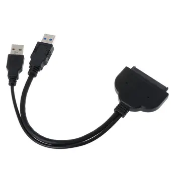USB 3.0 to SATA3 22Pin Data Power Cable Adapter Converter for HDD 2.5 Inch Hard Disk Disc Driver
USB 3.0 to SATA3 22Pin Data Power Cable Adapter Converter for HDD 2.5 Inch Hard Disk Disc Driver