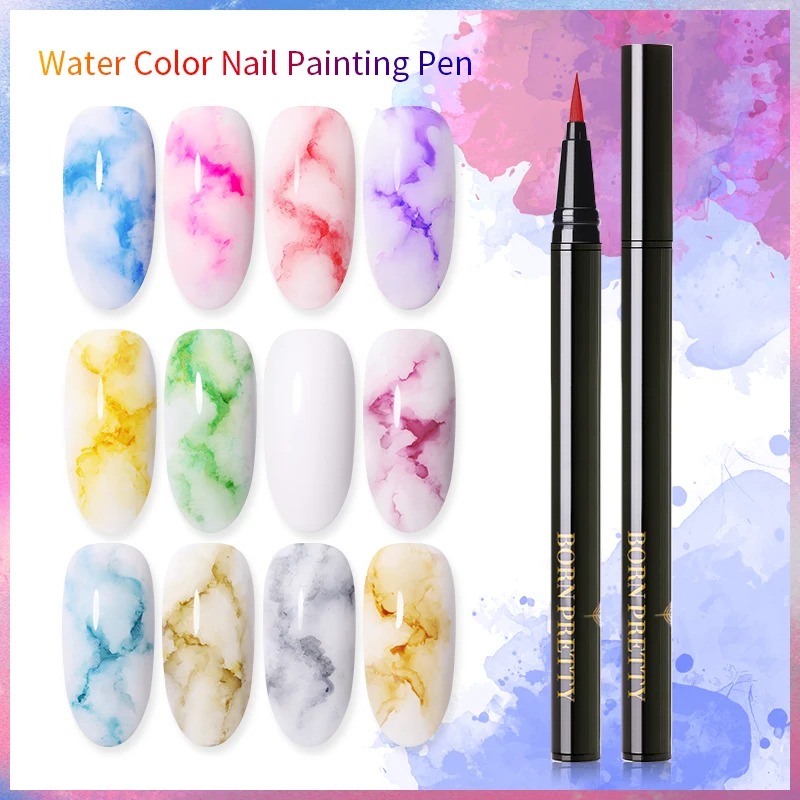 BORN PRETTY Blossoming Nail Polish Water Color Nail Painting Pen Ink Nail Art Polish DIY Design 12 Colors Available
BORN PRETTY Blossoming Nail Polish Water Color Nail Painting Pen Ink Nail Art Polish DIY Design 12 Colors Available