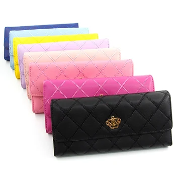 Korean Style 3 Fold Fold Large Space Pu Material Fashion Clutch Bag Buckle Crown Decoration Coin Purse Ladies Clutch Wallets
Korean Style 3 Fold Fold Large Space Pu Material Fashion Clutch Bag Buckle Crown Decoration Coin Purse Ladies Clutch Wallets