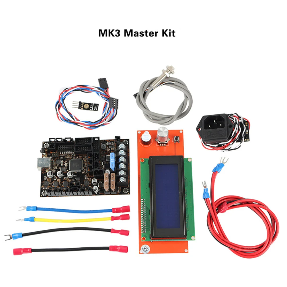 Einsy Rambo 1.1A Mainboard+2004 LCD+Flament Sensor+ PINDA V2+Power Panic Board for Prusa i3 MK3 VH99 
Einsy Rambo 1.1A Mainboard+2004 LCD+Flament Sensor+ PINDA V2+Power Panic Board for Prusa i3 MK3 VH99