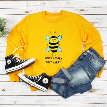 2019 Autumn Lovely Bee Print Pink Women Hoodie Long Sleeve Pullover Sweatshirt O-NECK Women Clothes Harajuku Hoodies Casual Tops
2019 Autumn Lovely Bee Print Pink Women Hoodie Long Sleeve Pullover Sweatshirt O-NECK Women Clothes Harajuku Hoodies Casual Tops