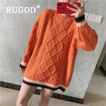 RUGOD Simplee Sweater Twist Pattern Pullover Jumper Winter Tops For Women Knitwear Plus Size Korean Style Womens Sweaters 2019
RUGOD Simplee Sweater Twist Pattern Pullover Jumper Winter Tops For Women Knitwear Plus Size Korean Style Womens Sweaters 2019