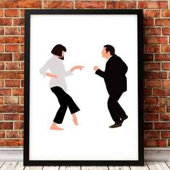 Pulp Fiction Poster Art Print Classic Movie Poster Abstract Minimalist Wall Art Canvas Painting Wall Picture Home Decor 
Pulp Fiction Poster Art Print Classic Movie Poster Abstract Minimalist Wall Art Canvas Painting Wall Picture Home Decor