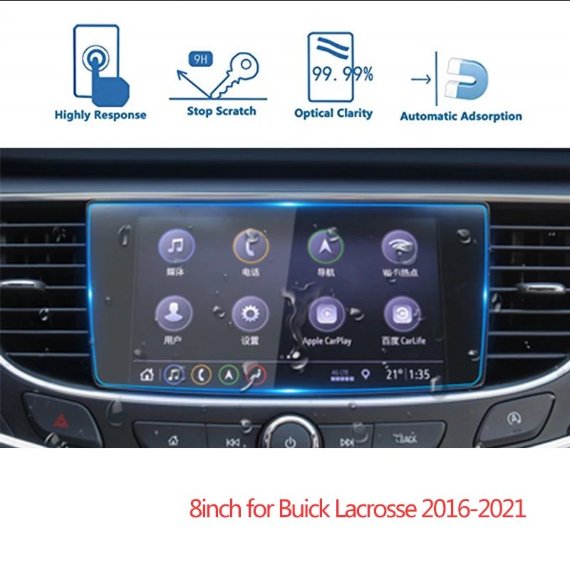 For Buick Larcosse 2019 Car Navigation Screen Protector Central Control Display Screen Tempered Glass Screen Protective Film
For Buick Larcosse 2019 Car Navigation Screen Protector Central Control Display Screen Tempered Glass Screen Protective Film