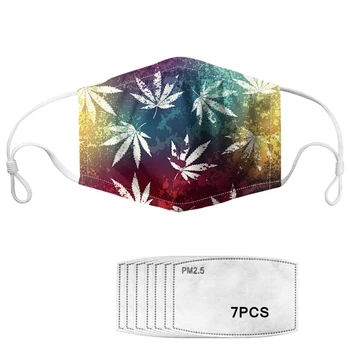 Adult Mouth Cover Masks Hawaii Weed Leaves Print Kids Dustproof Mask And 7pcs Anti Haze PM2.5 Filter Germ Protection Mascarillas 
Adult Mouth Cover Masks Hawaii Weed Leaves Print Kids Dustproof Mask And 7pcs Anti Haze PM2.5 Filter Germ Protection Mascarillas