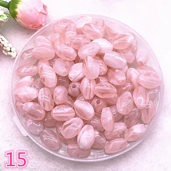 New 30pcs 13x8x7mm Imitation Stone Beads Oval Shape Acrylic Beads for Jewelry Making DIY #15 
New 30pcs 13x8x7mm Imitation Stone Beads Oval Shape Acrylic Beads for Jewelry Making DIY #15