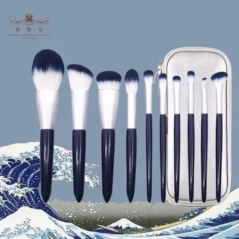 HMG 10 Pcs Professional Makeup Brushes Set With Bag Eyeshadow Foundation Powder Cosmetics Brushes Concealer Makeup Tool
HMG 10 Pcs Professional Makeup Brushes Set With Bag Eyeshadow Foundation Powder Cosmetics Brushes Concealer Makeup Tool