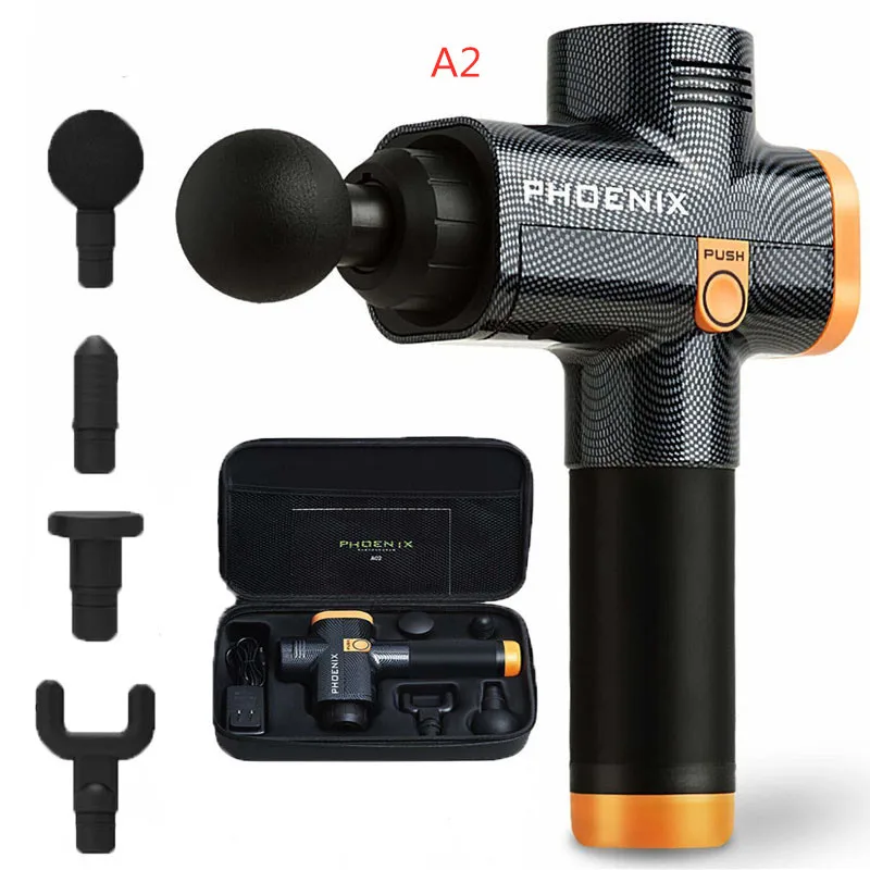 Phoenix A2 Muscle Massage Gun Fitness Equipment Deep Tissue Massager Body Therapy Gun Exercising Muscle Relaxation Pain Relief
Phoenix A2 Muscle Massage Gun Fitness Equipment Deep Tissue Massager Body Therapy Gun Exercising Muscle Relaxation Pain Relief