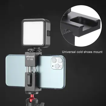 Ulanzi ST-08 Metal Phone Holder Clip with Cold Shoe Mount for RODE Wireless Go for Blink 500 Series Mic for Vlog Live Streaming
Ulanzi ST-08 Metal Phone Holder Clip with Cold Shoe Mount for RODE Wireless Go for Blink 500 Series Mic for Vlog Live Streaming