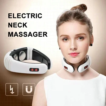 Electric Pulse Back And Neck Massager Neck Cervical Tension Relief Massage Machine Low Back Neck Muscle Pain Relief Relax Device
Electric Pulse Back And Neck Massager Neck Cervical Tension Relief Massage Machine Low Back Neck Muscle Pain Relief Relax Device
