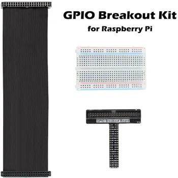 iUniker GPIO Breakout Expansion Kit for Raspberry Pi -Assembled T Type Pi Breakout Ribbon Cable 400 Points Solderless Breadboard
iUniker GPIO Breakout Expansion Kit for Raspberry Pi -Assembled T Type Pi Breakout Ribbon Cable 400 Points Solderless Breadboard
