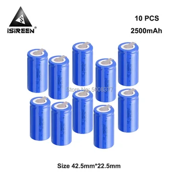 1.2V 2500mAh SC Ni-CD Rechargeable Battery Cells DIY Electric Battery Packs Subc Ni CD Accumulator Electronic Toys LED Light
1.2V 2500mAh SC Ni-CD Rechargeable Battery Cells DIY Electric Battery Packs Subc Ni CD Accumulator Electronic Toys LED Light