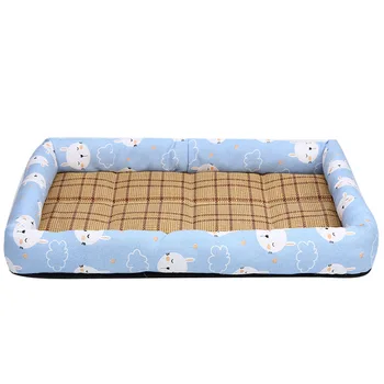 Summer Cushion Cooling Mat Pet Dog House Nest With Mat Dogs Pet Cat Sleep Bed Dog Puppy Kennel Cool Bamboo mat Blanket Matress
Summer Cushion Cooling Mat Pet Dog House Nest With Mat Dogs Pet Cat Sleep Bed Dog Puppy Kennel Cool Bamboo mat Blanket Matress