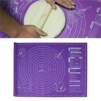 45x60cm Baking Mat Silicone Pad Non-Stick Sheet Extra Large Baking Mat for Rolling Dough Pizza Dough Maker Holder Kitchen Tools
45x60cm Baking Mat Silicone Pad Non-Stick Sheet Extra Large Baking Mat for Rolling Dough Pizza Dough Maker Holder Kitchen Tools