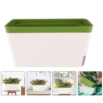2pcs Self-Watering Pots Rectangular Modern Plastic Creative Practical Flowerpots Garden Planters Planters Planter Pots
2pcs Self-Watering Pots Rectangular Modern Plastic Creative Practical Flowerpots Garden Planters Planters Planter Pots