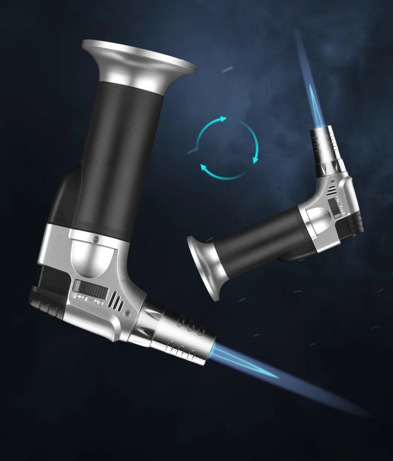 Generic Gas Torch Turbine Lighter Spray Gun Butane Two Blue Flame