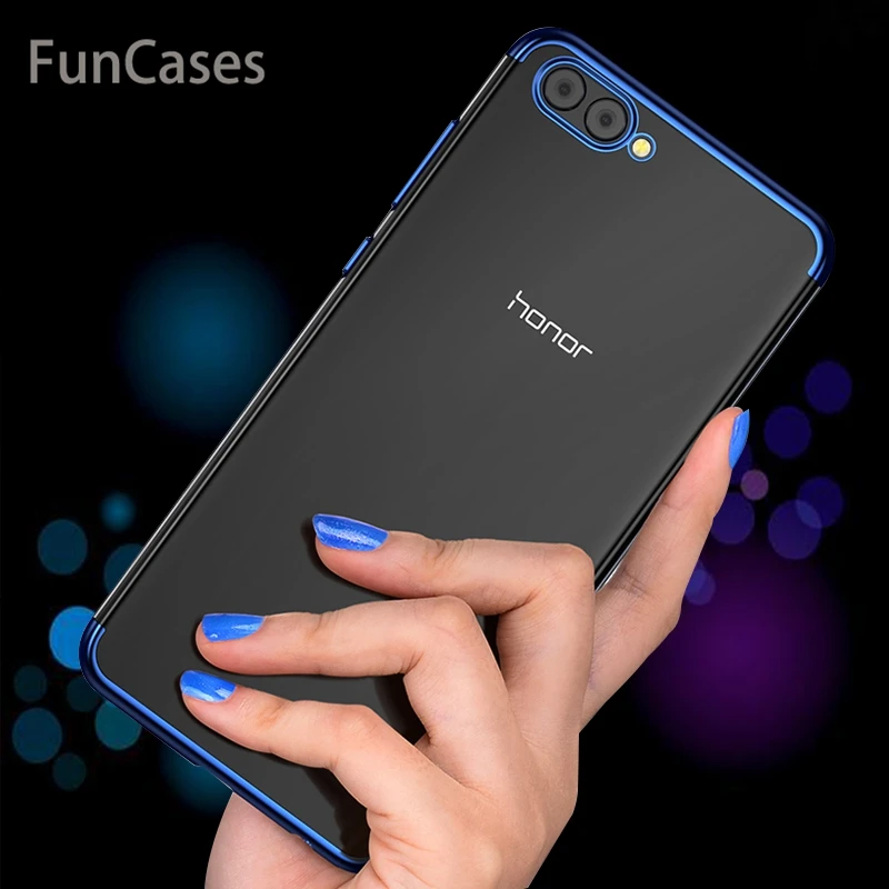 Luxury Plating Case For Huawei Honor 8X Max 8S 8C 7C 7A 6C Pro Soft TPU Cover 20 10 9 8 Lite Note V20 7X Slim Capa | Мобильные