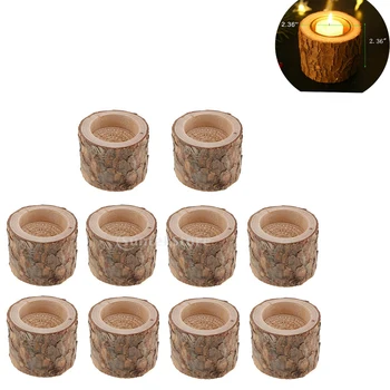 Lot Of 10PCS 6cm Natural Tree Stump Wooden Candle Holder Tea Light for Romantic Candlelight Dinner Wedding Decoration
Lot Of 10PCS 6cm Natural Tree Stump Wooden Candle Holder Tea Light for Romantic Candlelight Dinner Wedding Decoration