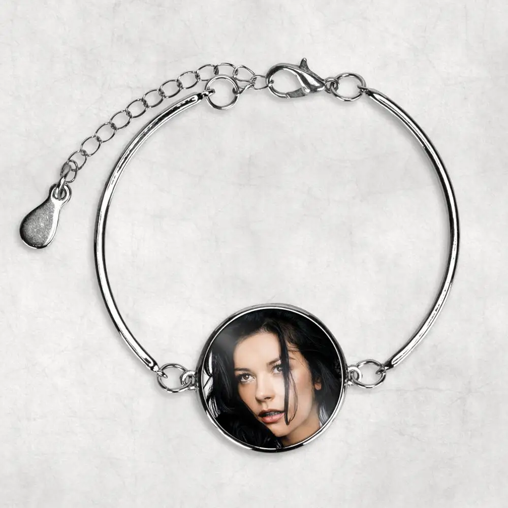 Catherine Zeta-Jones персонализированный браслет с фото ювелирные изделия картинами