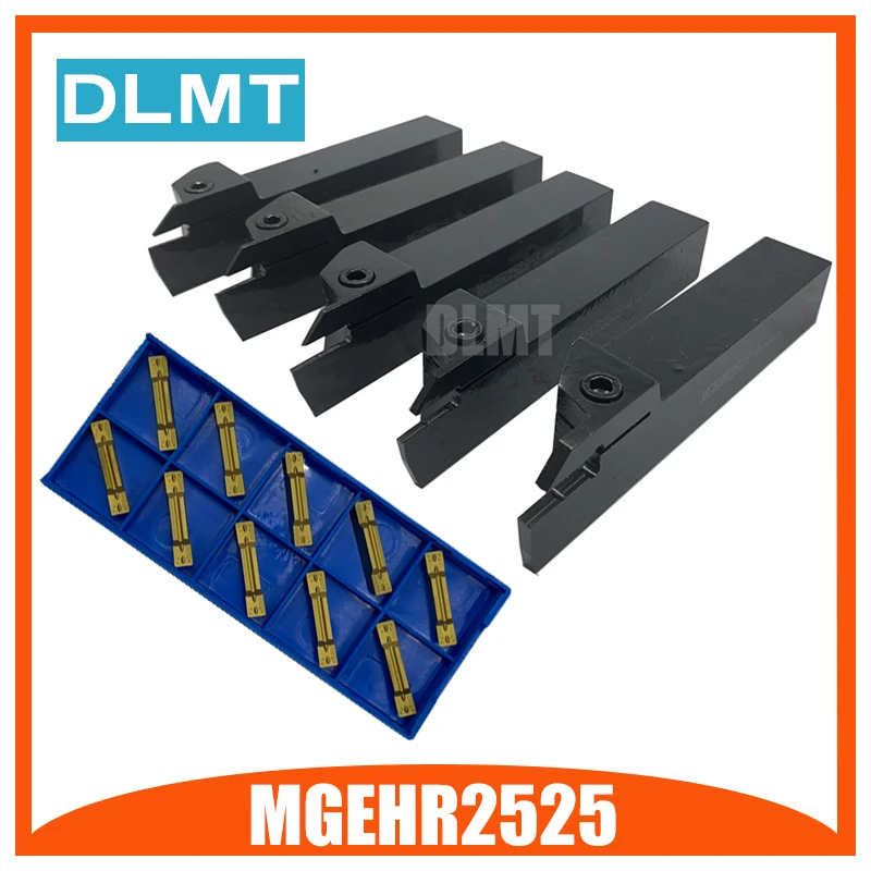 MGEHR/L2525-1.5 2 2.5 MGEHR2525-3 MGEHR2525-4 MGEHR2525-5 Tool Holder Set External Grooving Turning Lathe Bar
MGEHR/L2525-1.5 2 2.5 MGEHR2525-3 MGEHR2525-4 MGEHR2525-5 Tool Holder Set External Grooving Turning Lathe Bar