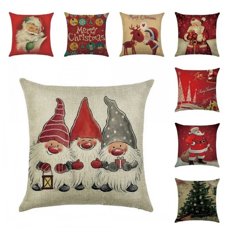 Square Flax Pillow Case Santa Xmas Tree Pattern Pillow Case Christmas Home Decorative 2019ing
Square Flax Pillow Case Santa Xmas Tree Pattern Pillow Case Christmas Home Decorative 2019ing