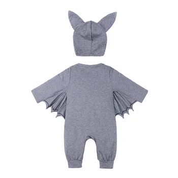 Boy Cotton Blend Cute Bat Romper Hat Comfortable Baby Clothes Set Long Sleeve Autumn Costume Soft Fashion Halloween Outfit
Boy Cotton Blend Cute Bat Romper Hat Comfortable Baby Clothes Set Long Sleeve Autumn Costume Soft Fashion Halloween Outfit