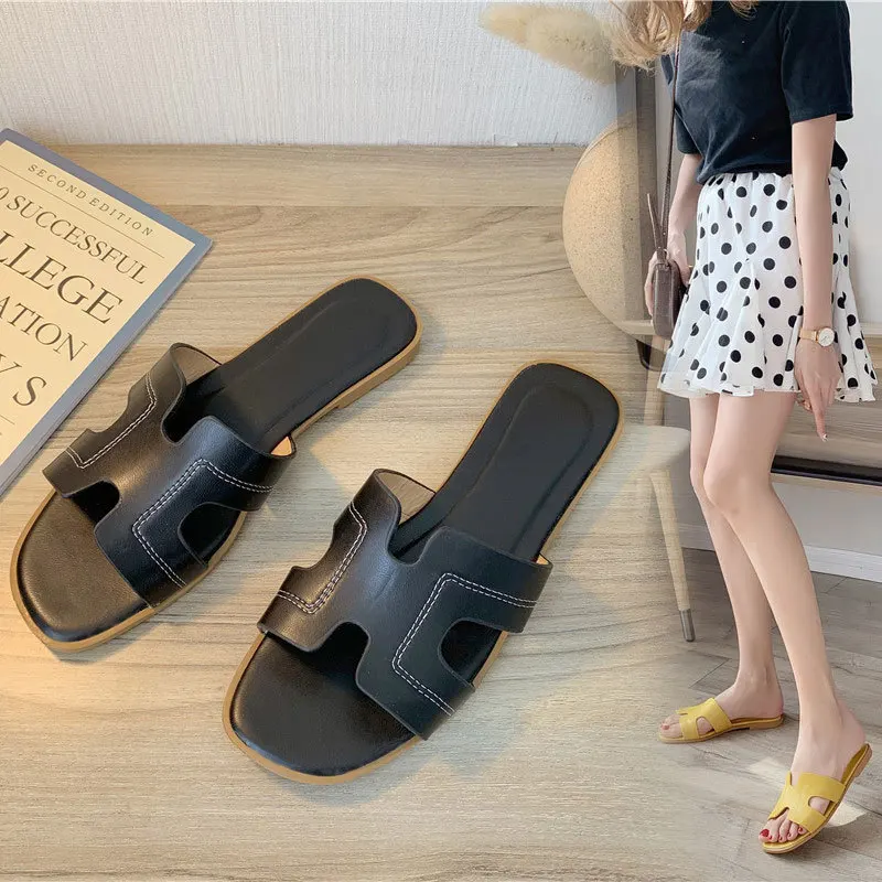 New Style Station H Faux Leather Women's Summer Fashion Outer Wear 2019 Europe Flat Sandals Faux Leather Cool Faux Leather Cool
New Style Station H Faux Leather Women's Summer Fashion Outer Wear 2019 Europe Flat Sandals Faux Leather Cool Faux Leather Cool