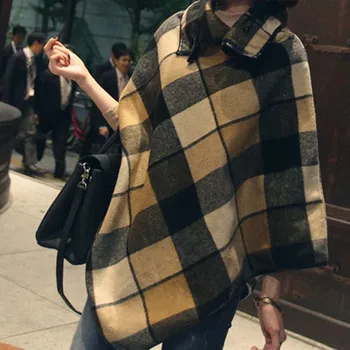 DPlaid Print Coats Autumn Winter 2019 Women Loose Sweater Cardigan Turtleneck Three Quarter Sleeve Women Long Outwear Shawl Tops
DPlaid Print Coats Autumn Winter 2019 Women Loose Sweater Cardigan Turtleneck Three Quarter Sleeve Women Long Outwear Shawl Tops