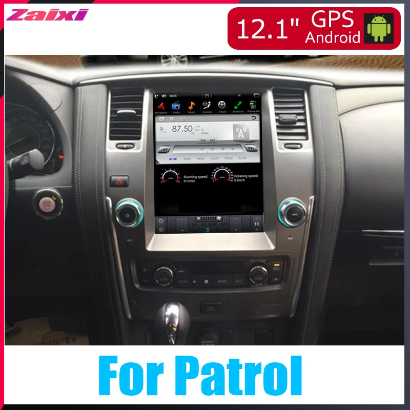 Автомобильный мультимедийный GPS навигатор на Android для Nissan патруль 2010 2019 радио с