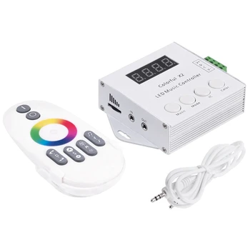 Digital Addressable Led Strip Music Controller X2(X1 Updated Version) for WS2811 WS2812B SK6812RGB 6803 WS2813 Led Strip DC5C-24
Digital Addressable Led Strip Music Controller X2(X1 Updated Version) for WS2811 WS2812B SK6812RGB 6803 WS2813 Led Strip DC5C-24