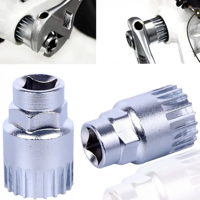 Mountain Bicycle Bottom Bracket Remover Removal Chainwheel Axis Remove Sleeve Square Hole 20 Spline Axis Install Repair Tool
Mountain Bicycle Bottom Bracket Remover Removal Chainwheel Axis Remove Sleeve Square Hole 20 Spline Axis Install Repair Tool