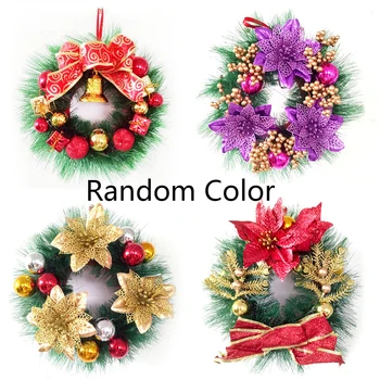 30cm Christmas Garlands Hanging Window Christmas Tree Ornaments With Bowknot Party Supplies 
30cm Christmas Garlands Hanging Window Christmas Tree Ornaments With Bowknot Party Supplies