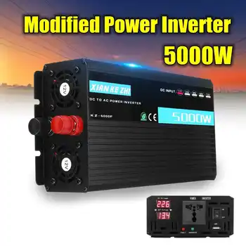 Car Inverter 12V to 220V Display Intelligent 5000W Modified Power Inverter 12/48/60V TO 220V LED Display Power Converter
Car Inverter 12V to 220V Display Intelligent 5000W Modified Power Inverter 12/48/60V TO 220V LED Display Power Converter