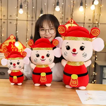 2019 Pp Cotton Rat Year Dress Mascot Rat Plush Mouse In Tang Suit Soft Toys Chinese New Year Party Decoration Gift 25/35/45cm
2019 Pp Cotton Rat Year Dress Mascot Rat Plush Mouse In Tang Suit Soft Toys Chinese New Year Party Decoration Gift 25/35/45cm