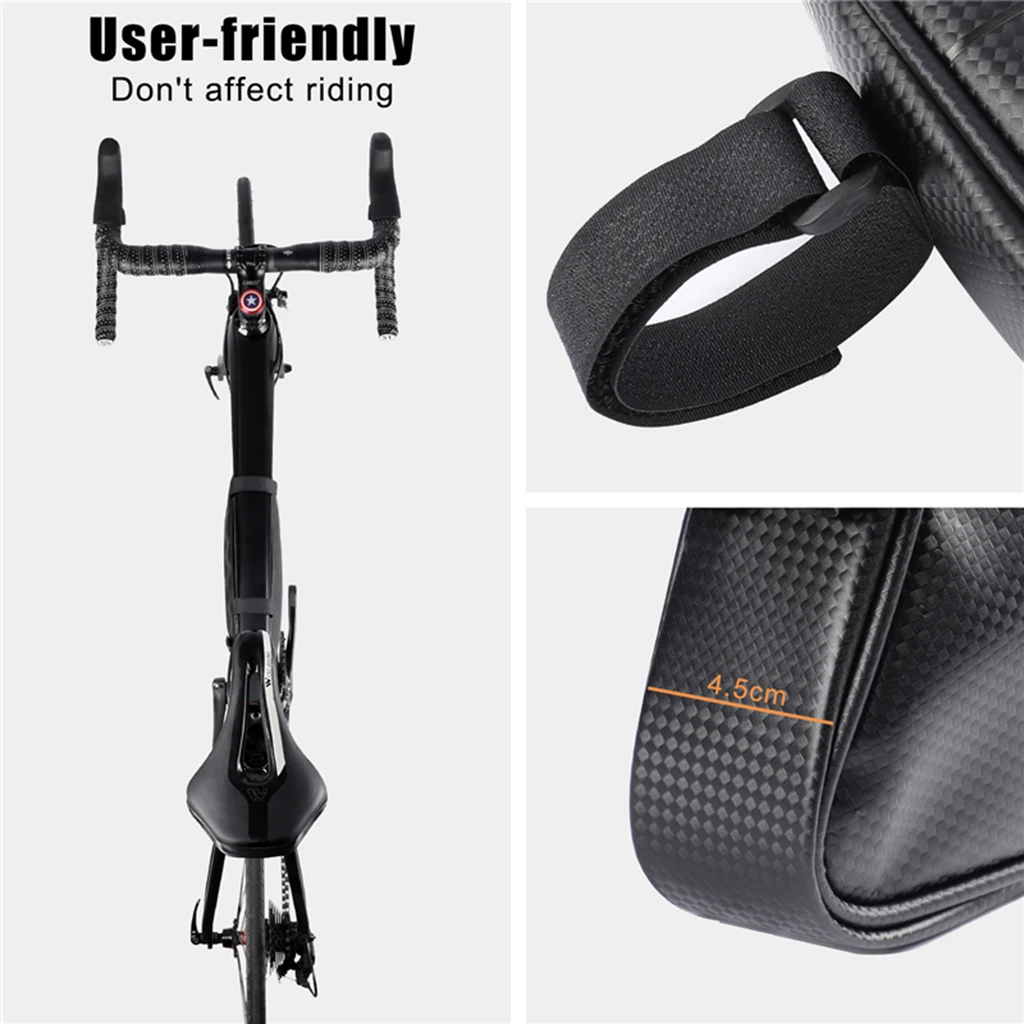 Bike Frame Bag Large Capacity Cycling Top Tube Triangle Bag Strage Pouch for MTB Mountain Rode Bike Bicycle Accessories Bike Frame Bag Large Capacity Cycling Top Tube Triangle Bag Strage Pouch for MTB Mountain Rode Bike Bicycle Accessories