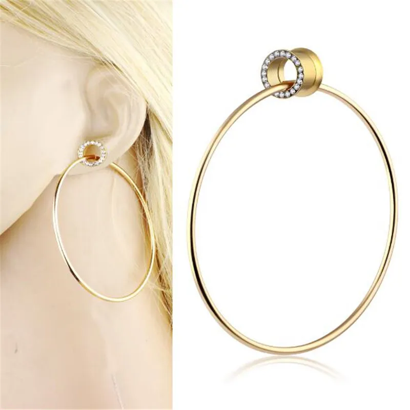 2PCS Gold Crystal Stainless Steel Ear Plugs and Tunnels Piercings Punk Round Expansion Ear Stretched Fesh Tunnel Body Jewelry
2PCS Gold Crystal Stainless Steel Ear Plugs and Tunnels Piercings Punk Round Expansion Ear Stretched Fesh Tunnel Body Jewelry