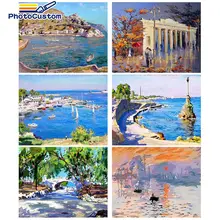 PhotoCustom Painting By Numbers Landscape Sunset Handpainted Oil paints by numbers Wall Decor For Child zero basis living room g
PhotoCustom Painting By Numbers Landscape Sunset Handpainted Oil paints by numbers Wall Decor For Child zero basis living room g