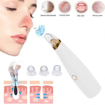 1pc Electric Blackhead Remover Face Pore Suction Cleaner Beauty Tool for Lady (White) 
1pc Electric Blackhead Remover Face Pore Suction Cleaner Beauty Tool for Lady (White)