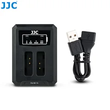 JJC USB Dual Battery Travel Charger for Canon NB-13L NB13L Batteries on Camera PowerShot G1X III G5X G7X G9X Replaces CB-2LH JJC USB Dual Battery Travel Charger for Canon NB-13L NB13L Batteries on Camera PowerShot G1X III G5X G7X G9X Replaces CB-2LH