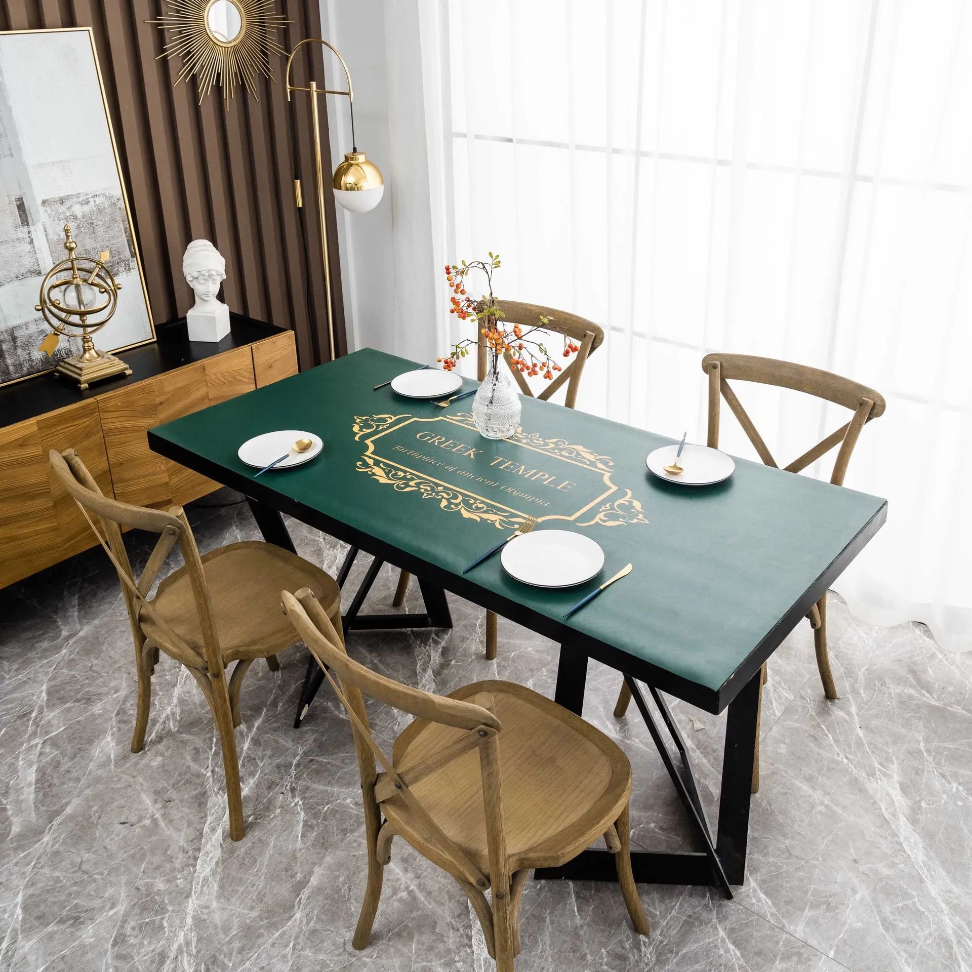 Rectangular leather table mat Waterproof oil-proof table cloth Heat-resistant tablecloth Dressing table protector customize
Rectangular leather table mat Waterproof oil-proof table cloth Heat-resistant tablecloth Dressing table protector customize