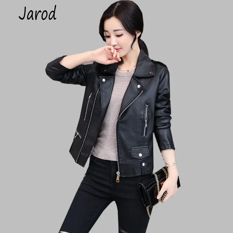 2019 Autumn Women PU Leather Jackets Fashion Black Zipper Motorcycle Faux Slim Turn Down Collar Jacket Coat Plus Size S-XXXL
2019 Autumn Women PU Leather Jackets Fashion Black Zipper Motorcycle Faux Slim Turn Down Collar Jacket Coat Plus Size S-XXXL