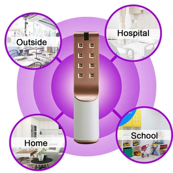 Portable Ultraviolet Lamp UV Sterilizer Light USB Rechargeable UVC Bactericidal Lamp Handheld Disinfection Germicidal COB Bulb
Portable Ultraviolet Lamp UV Sterilizer Light USB Rechargeable UVC Bactericidal Lamp Handheld Disinfection Germicidal COB Bulb